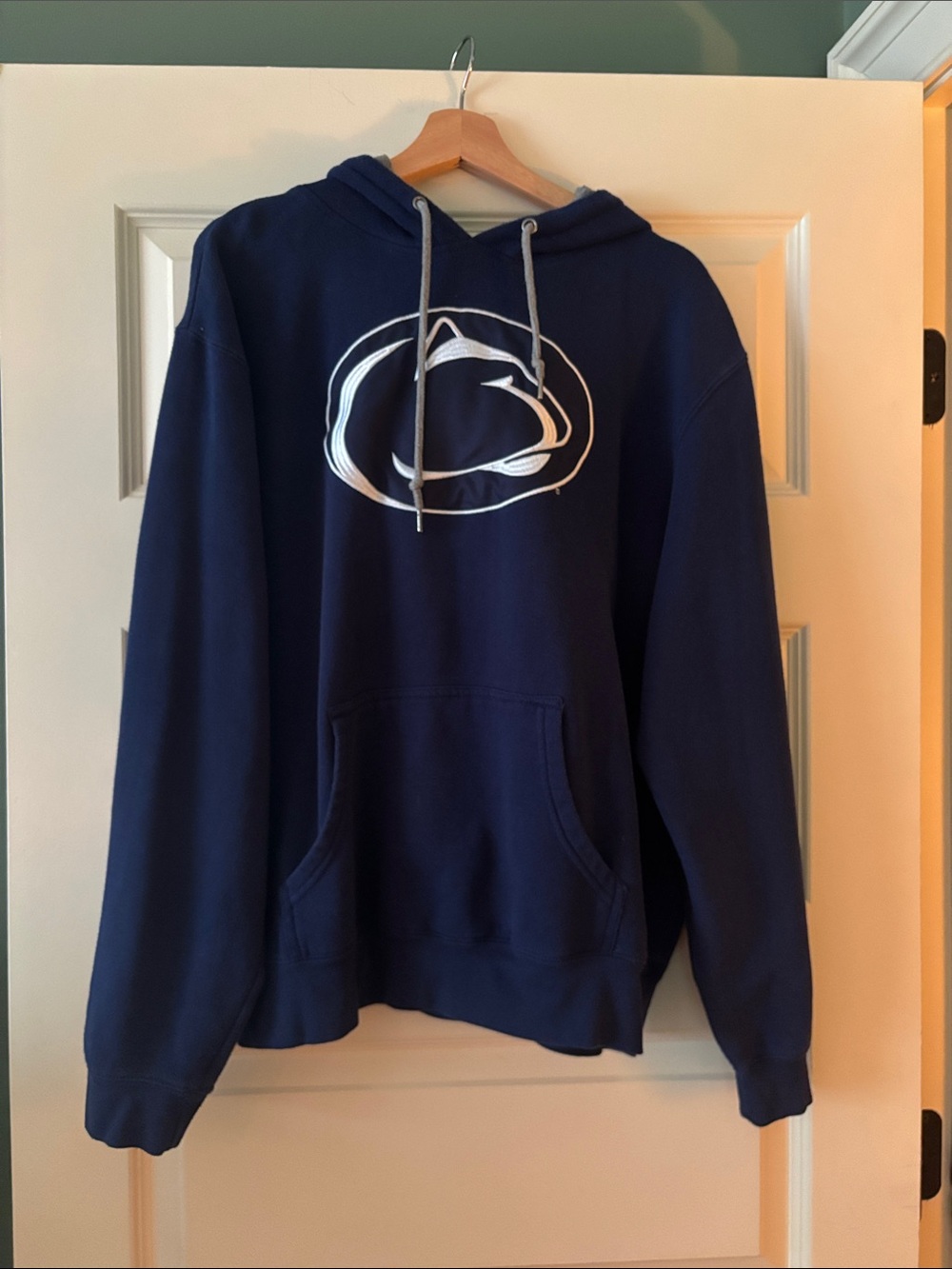 Penn State Navy Blue Hoodie Sweatshirt with Graphic Logo